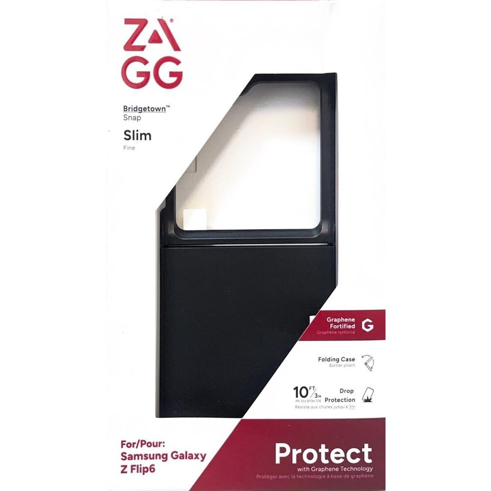 Zagg Bridgetown Snap Magnetic Case - Samsung Galaxy Z Flip6 Black